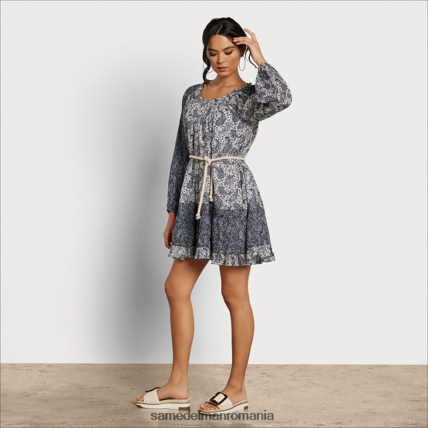 Sam Edelman îmbrăcăminte albastru floral femei rochie mini rainy HN448Z1204