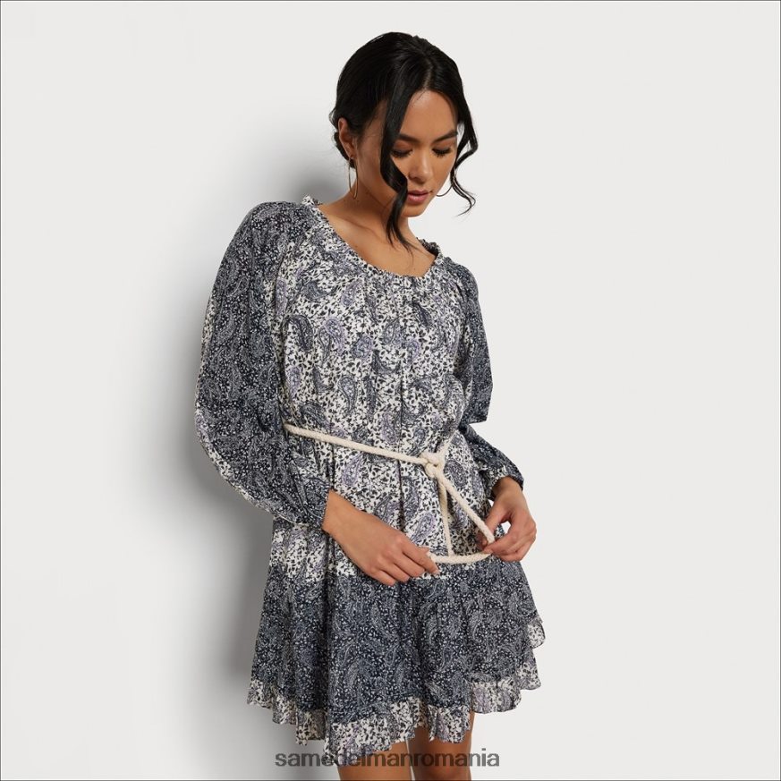 Sam Edelman îmbrăcăminte albastru floral femei rochie mini rainy HN448Z1204