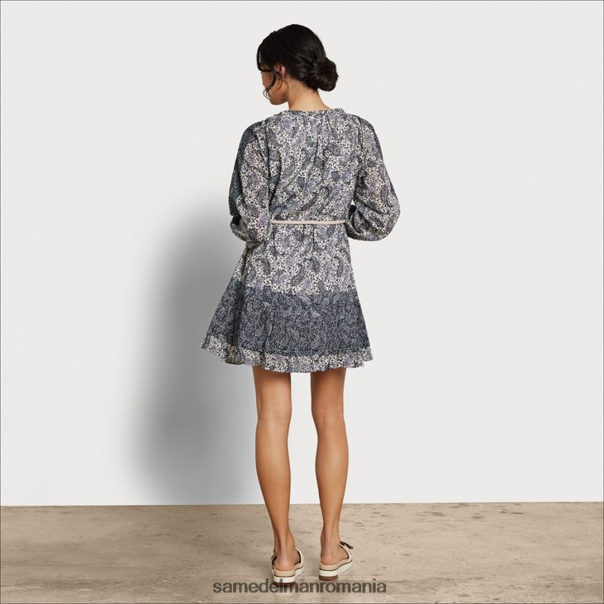 Sam Edelman îmbrăcăminte albastru floral femei rochie mini rainy HN448Z1204