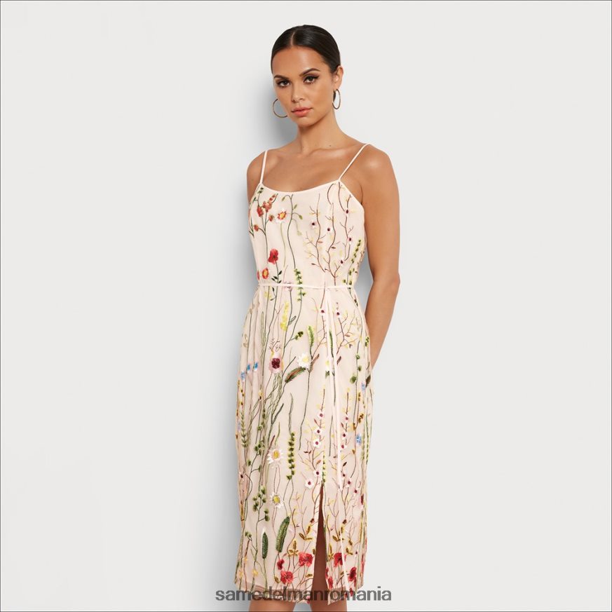 Sam Edelman îmbrăcăminte ecru femei rochie cu broderie florala HN448Z1066