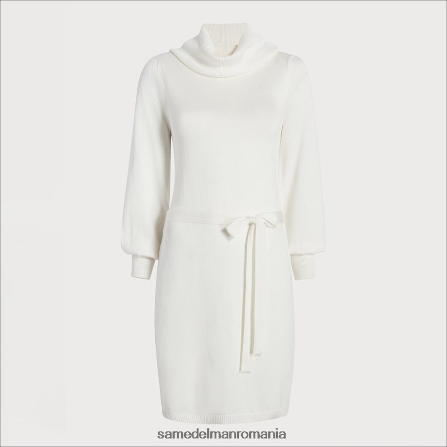 Sam Edelman îmbrăcăminte ecru femei rochie mini cu gât țestoasă HN448Z1145