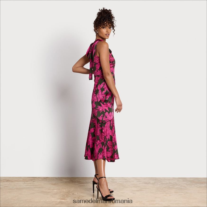 Sam Edelman îmbrăcăminte magenta multi femei rochie maxi cu halter palm HN448Z1075