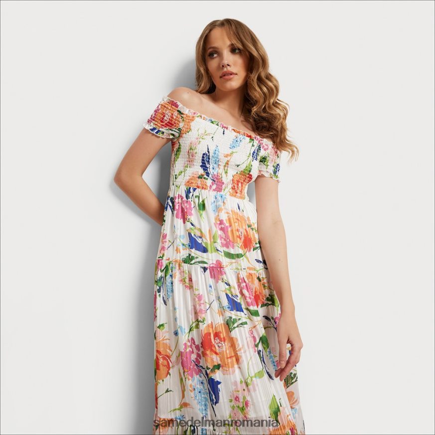 Sam Edelman îmbrăcăminte multi alb femei rochie maxi cu umeri HN448Z1111