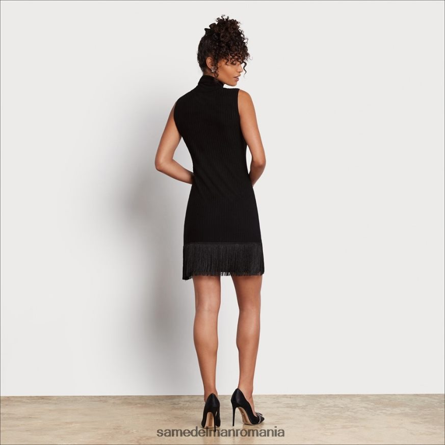 Sam Edelman îmbrăcăminte negru femei rochie mini cu decolteu HN448Z1132