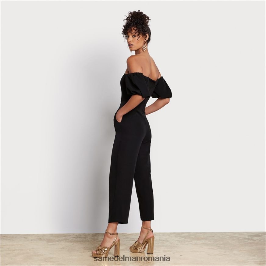 Sam Edelman îmbrăcăminte negru femei salopeta cu umeri HN448Z1074