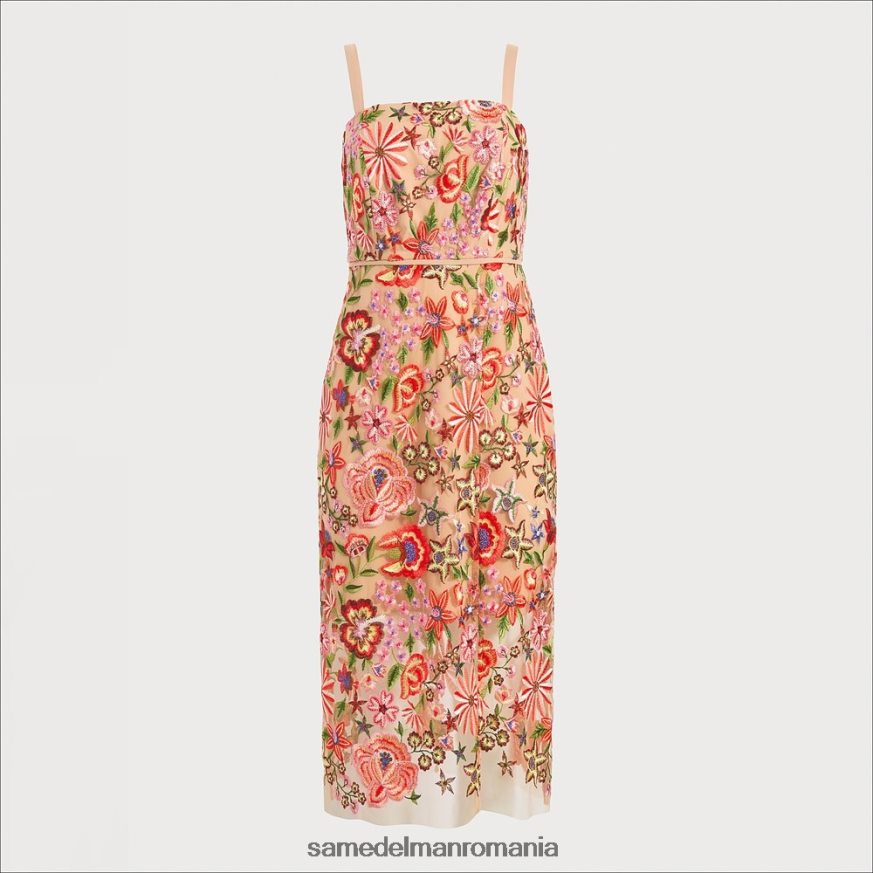 Sam Edelman îmbrăcăminte nud multi femei rochie cu broderie florala HN448Z1065