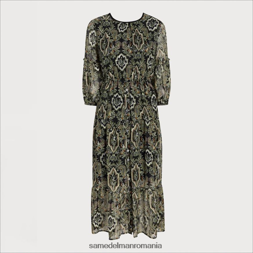 Sam Edelman îmbrăcăminte verde inchis femei hi neck maxi loden HN448Z1159