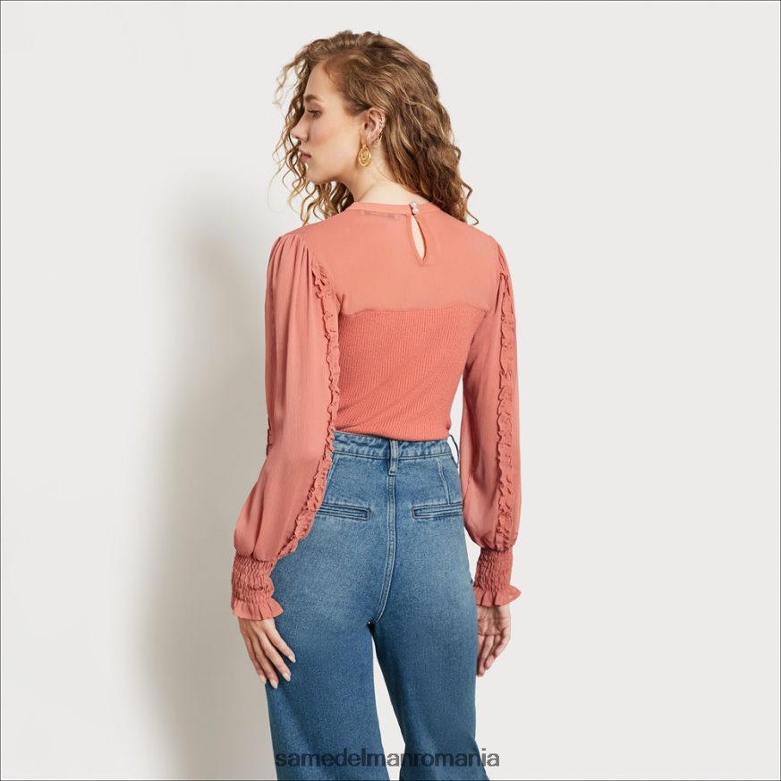 Sam Edelman îmbrăcăminte argilă de canion femei top julian cu maneca lunga HN448Z1267