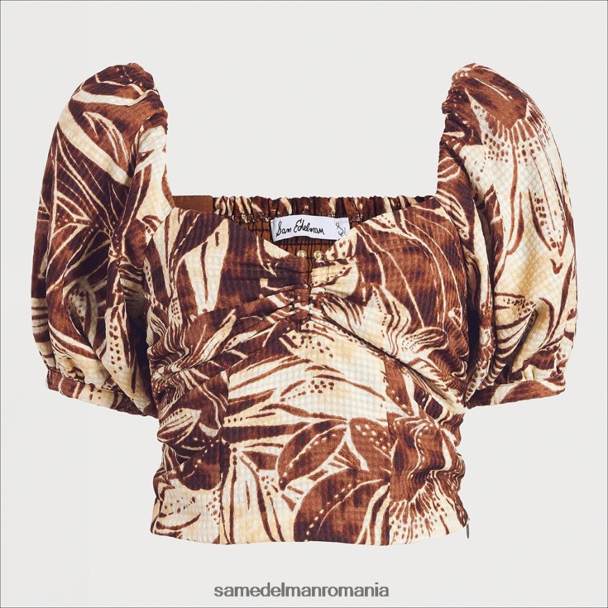 Sam Edelman îmbrăcăminte cal de măcriș femei top cu mânecă scurtă Karen HN448Z1103