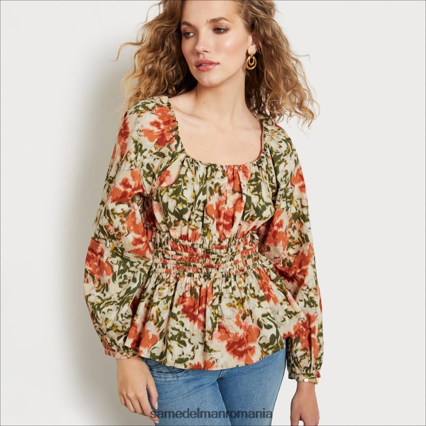 Sam Edelman îmbrăcăminte crâng de ciulini femei top cilian cu maneca lunga HN448Z1251