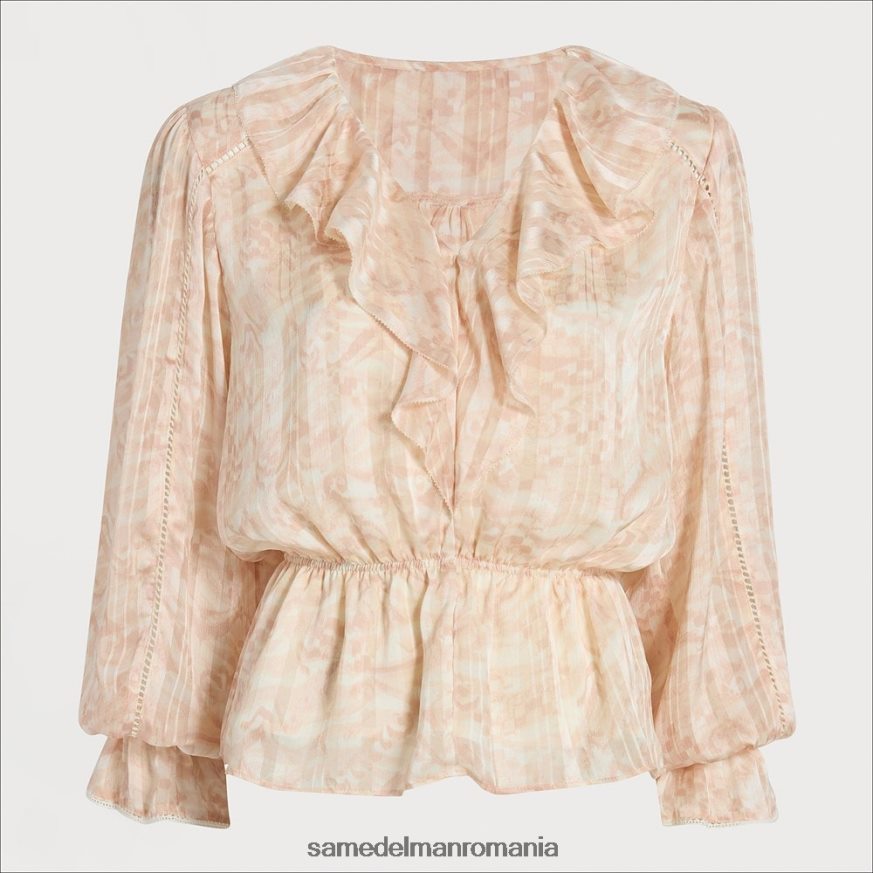 Sam Edelman îmbrăcăminte gardenie femei top cu mânecă lungă Vermont HN448Z1293