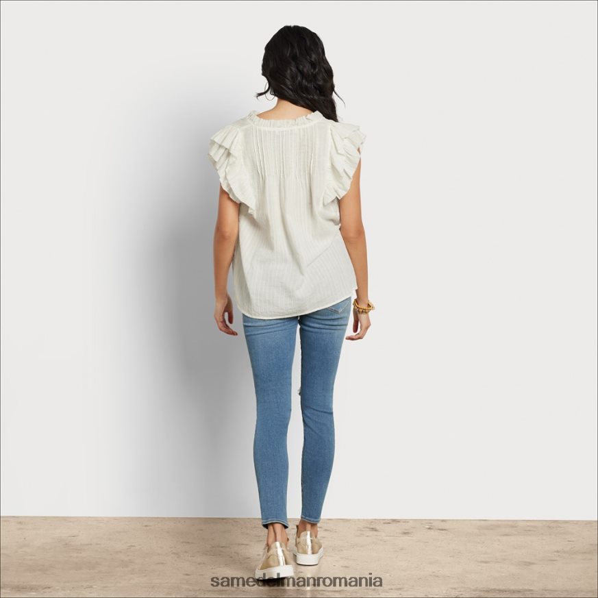 Sam Edelman îmbrăcăminte gardenie femei top cu mânecă scurtă rey HN448Z1175