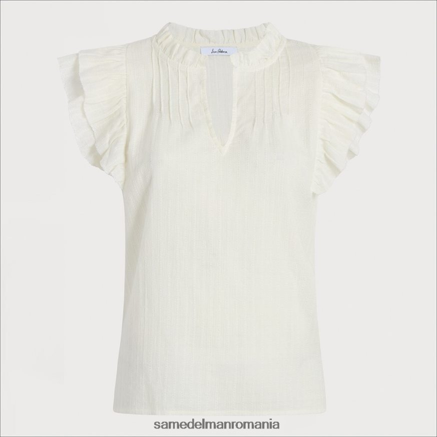 Sam Edelman îmbrăcăminte gardenie femei top cu mânecă scurtă rey HN448Z1175