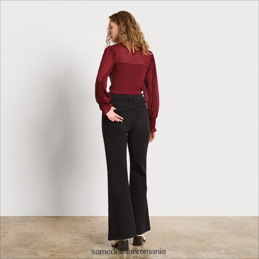 Sam Edelman îmbrăcăminte maro nebun femei top julian cu maneca lunga HN448Z1269