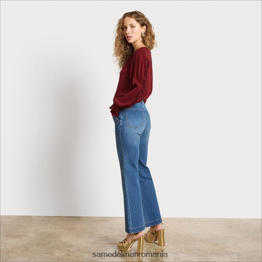 Sam Edelman îmbrăcăminte maro nebun femei top varick cu maneca lunga HN448Z1248