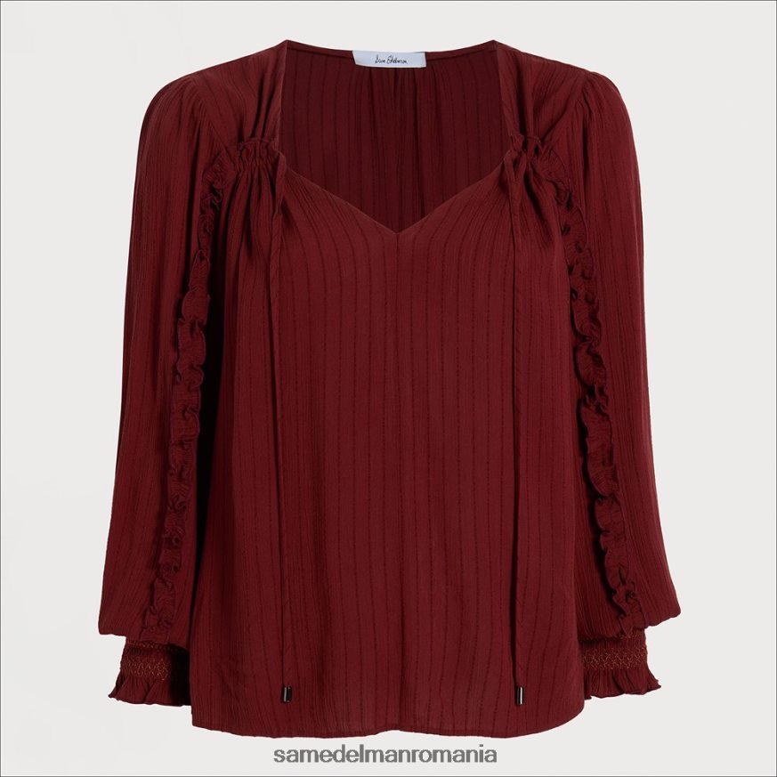 Sam Edelman îmbrăcăminte maro nebun femei top varick cu maneca lunga HN448Z1248