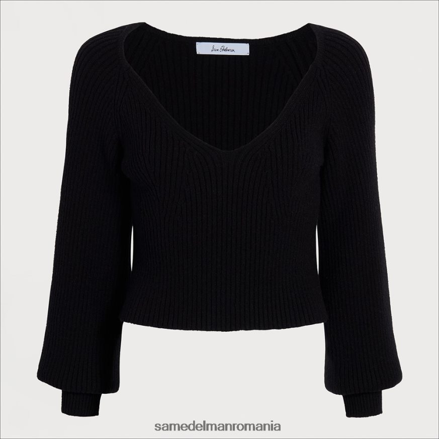Sam Edelman îmbrăcăminte negru femei pulover Karisa HN448Z1288