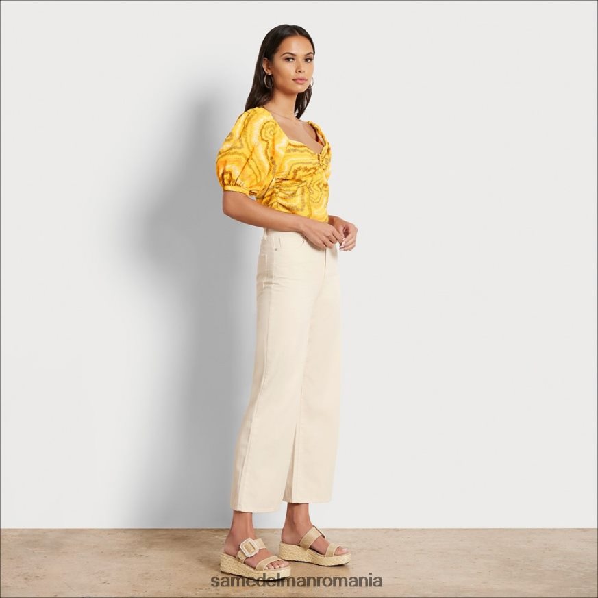 Sam Edelman îmbrăcăminte wrm caise femei top cu mânecă scurtă Karen HN448Z1216