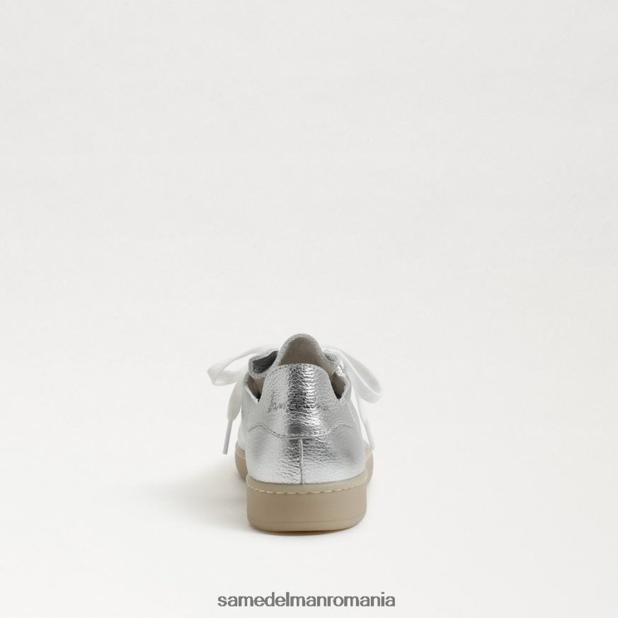 Sam Edelman încălţăminte argint moale femei adidași cu șireturi Jaxon HN448Z531