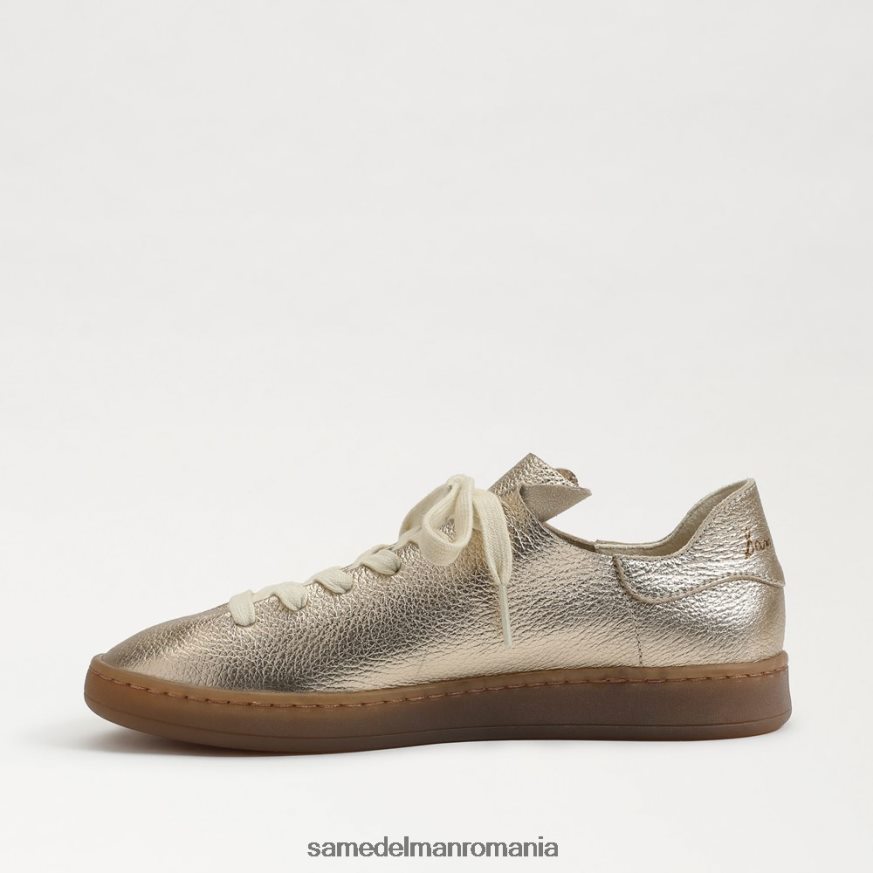 Sam Edelman încălţăminte aur topit femei adidași cu șireturi Jaxon HN448Z532