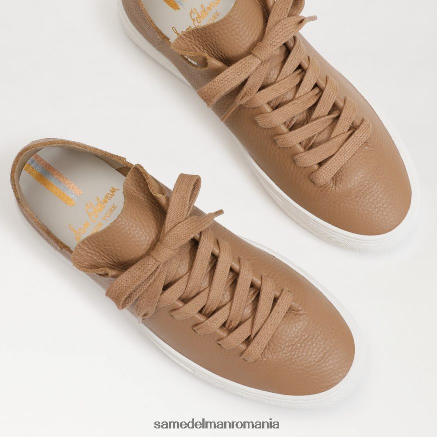 Sam Edelman încălţăminte cămilă femei pantofi sport cu șireturi HN448Z311