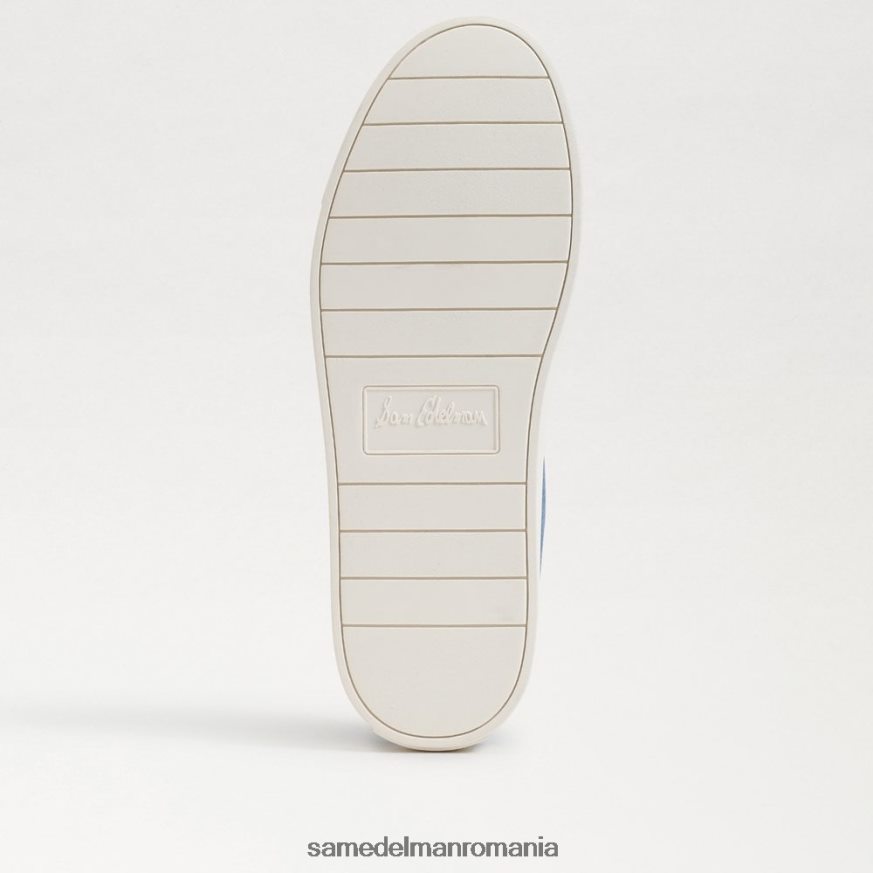 Sam Edelman încălţăminte indigo spălat femei adidași cu șireturi etil HN448Z343
