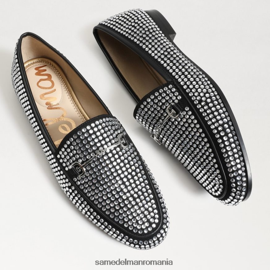 Sam Edelman încălţăminte strălucire neagră femei mocasnic loraine glitz HN448Z718
