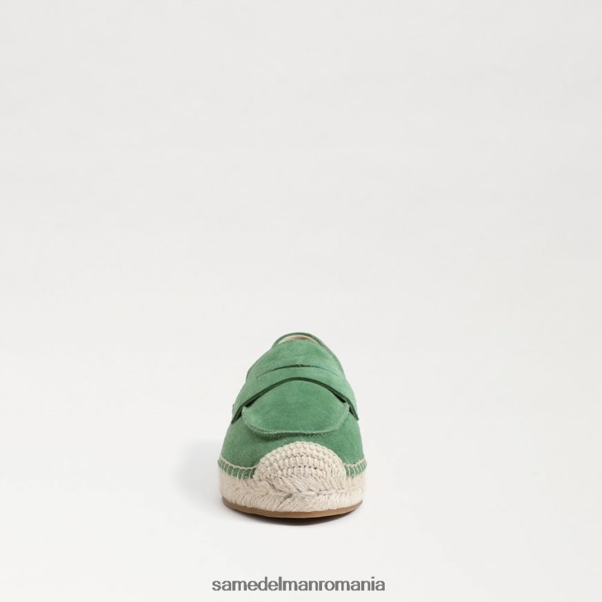 Sam Edelman încălţăminte verde cimbru femei loafer plat kai espadrile HN448Z204
