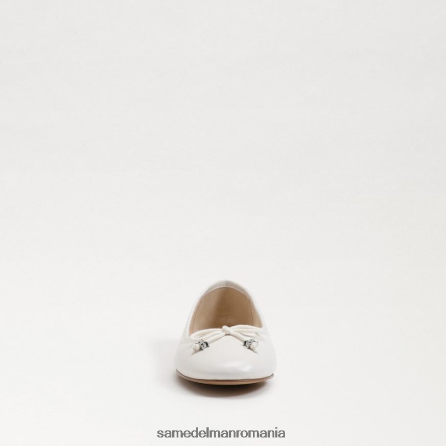 Sam Edelman încălţăminte alb strălucitor femei felicia luxe balet flat HN448Z287