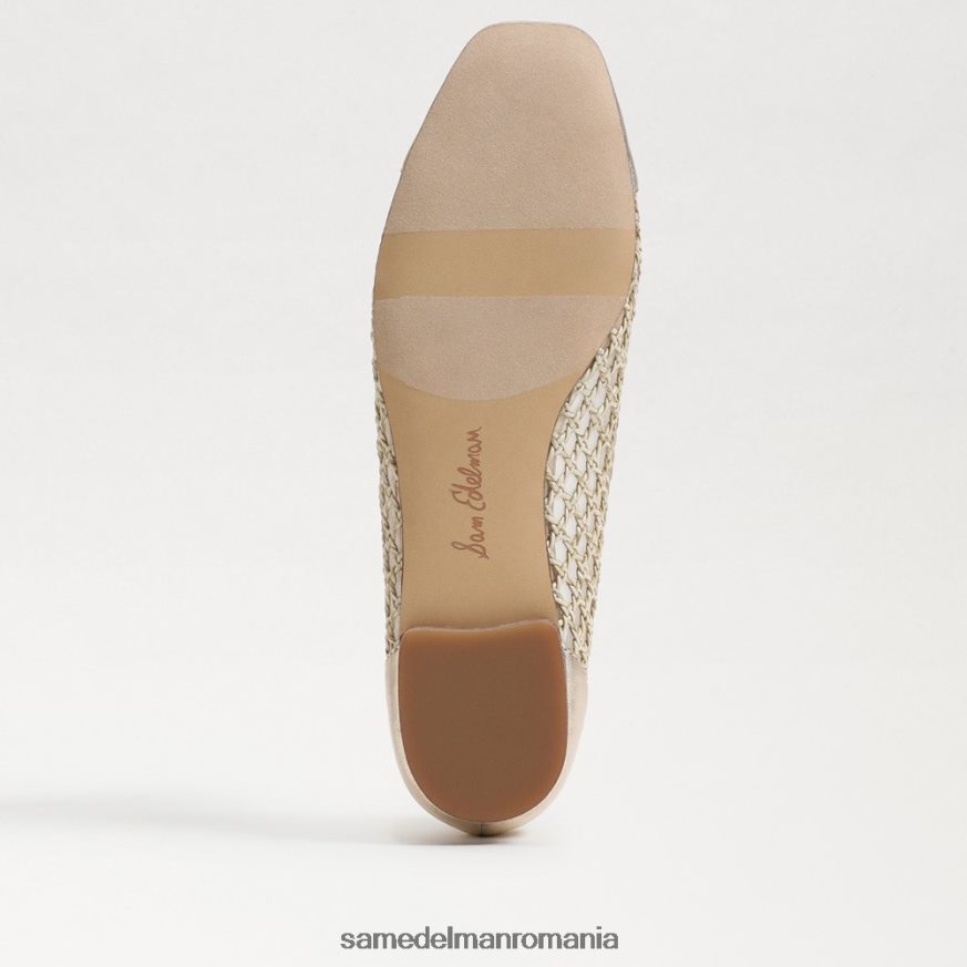 Sam Edelman încălţăminte albit natural femei mai balet plat HN448Z372