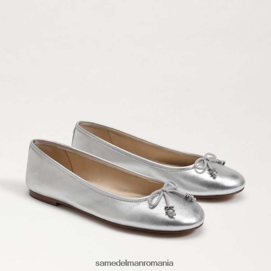 Sam Edelman încălţăminte argint moale femei felicia luxe balet flat HN448Z290