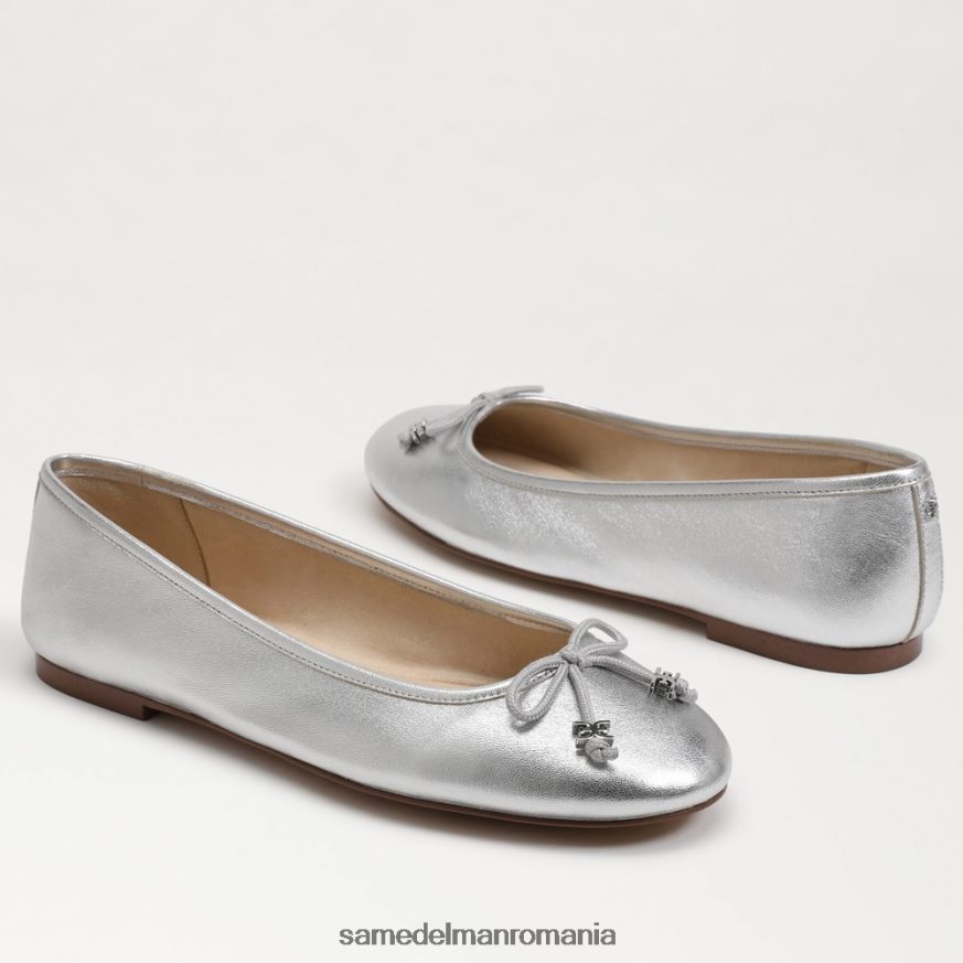 Sam Edelman încălţăminte argint moale femei felicia luxe balet flat HN448Z290