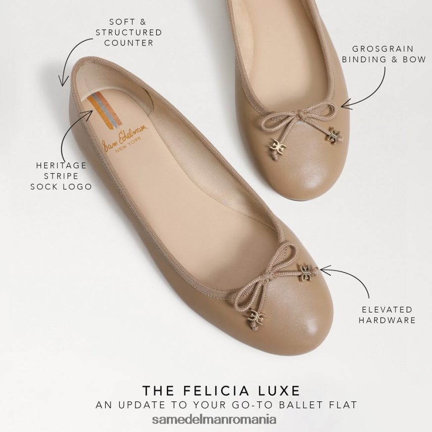 Sam Edelman încălţăminte bej moale femei felicia luxe balet flat HN448Z283