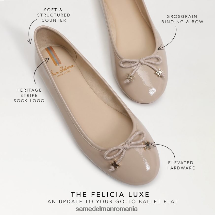 Sam Edelman încălţăminte brevet chai latte femei felicia luxe balet flat HN448Z295