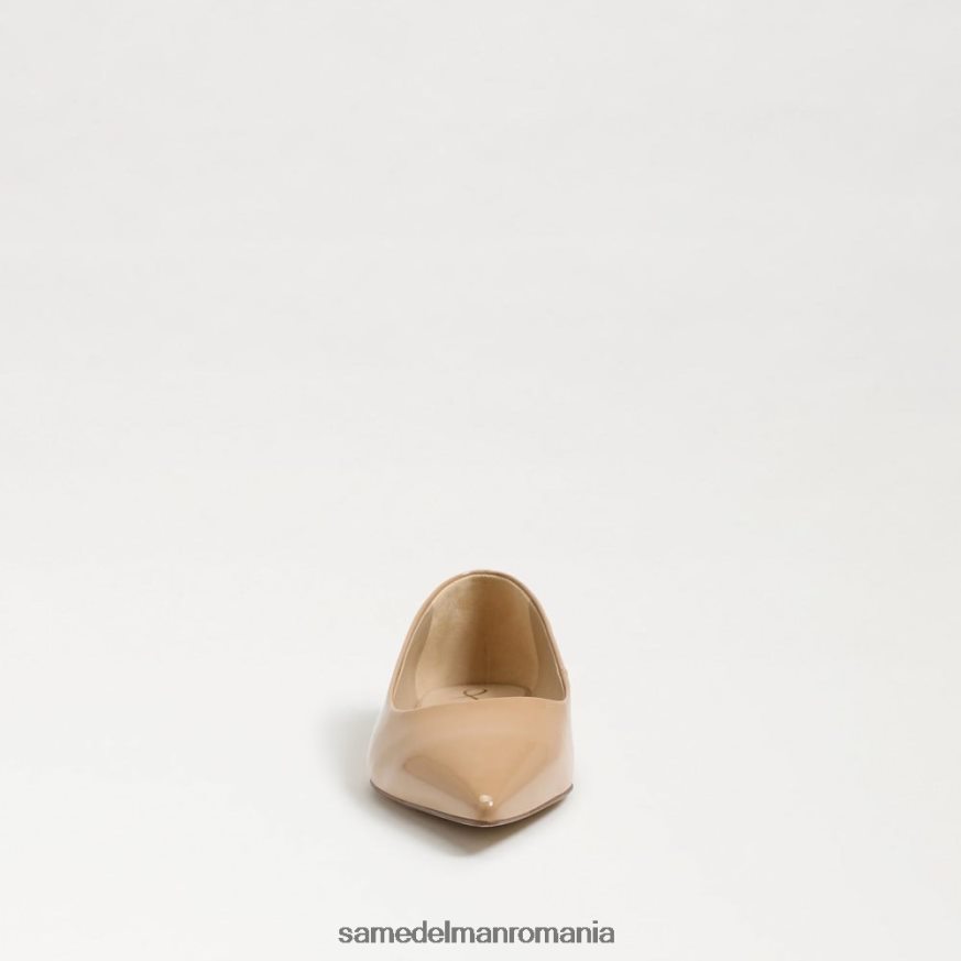 Sam Edelman încălţăminte brevet de nisip auriu femei wanda deget ascutit plat HN448Z482