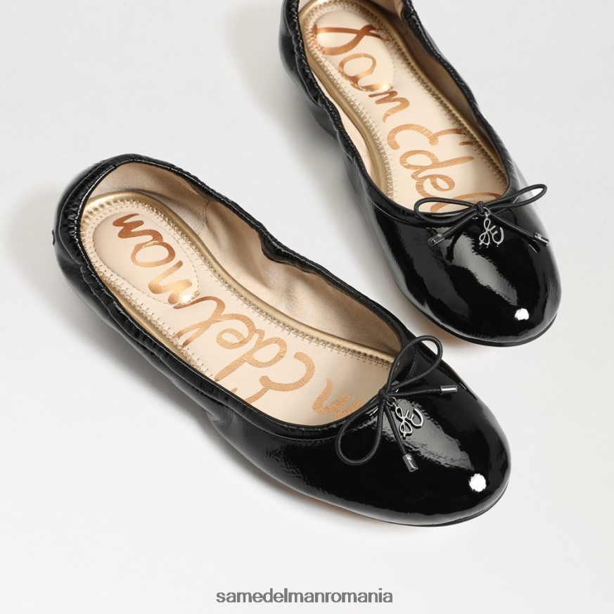 Sam Edelman încălţăminte brevet negru femei felicia balet flat HN448Z131