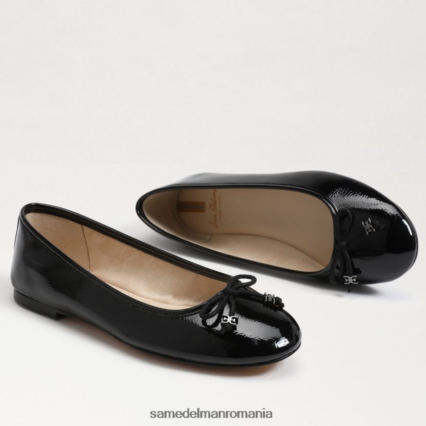 Sam Edelman încălţăminte brevet negru femei felicia luxe balet flat HN448Z294