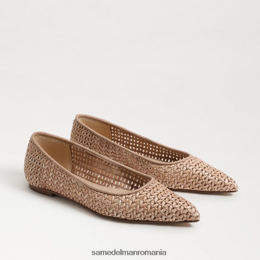 Sam Edelman încălţăminte bronz cald femei wanda deget ascutit plat HN448Z478