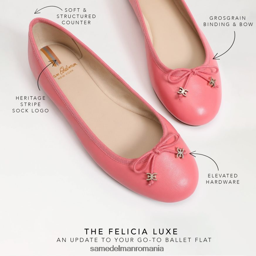 Sam Edelman încălţăminte coral calypso femei felicia luxe balet flat HN448Z291