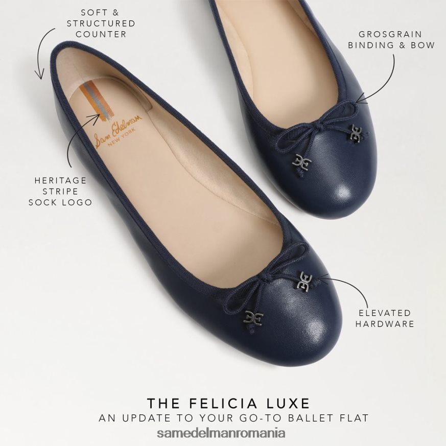 Sam Edelman încălţăminte marina hudson femei felicia luxe balet flat HN448Z292