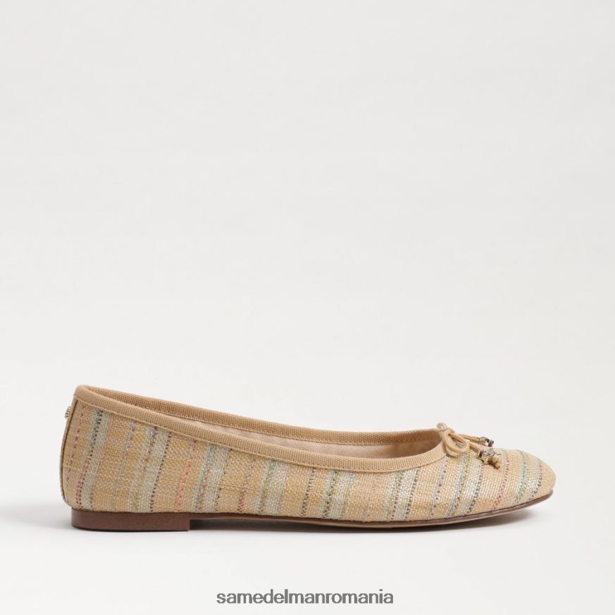 Sam Edelman încălţăminte multi rafie naturala femei felicia luxe balet flat HN448Z281
