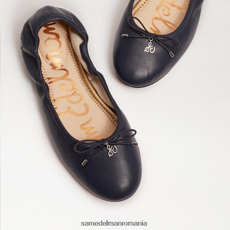 Sam Edelman încălţăminte piele bleumarin femei felicia balet flat HN448Z126