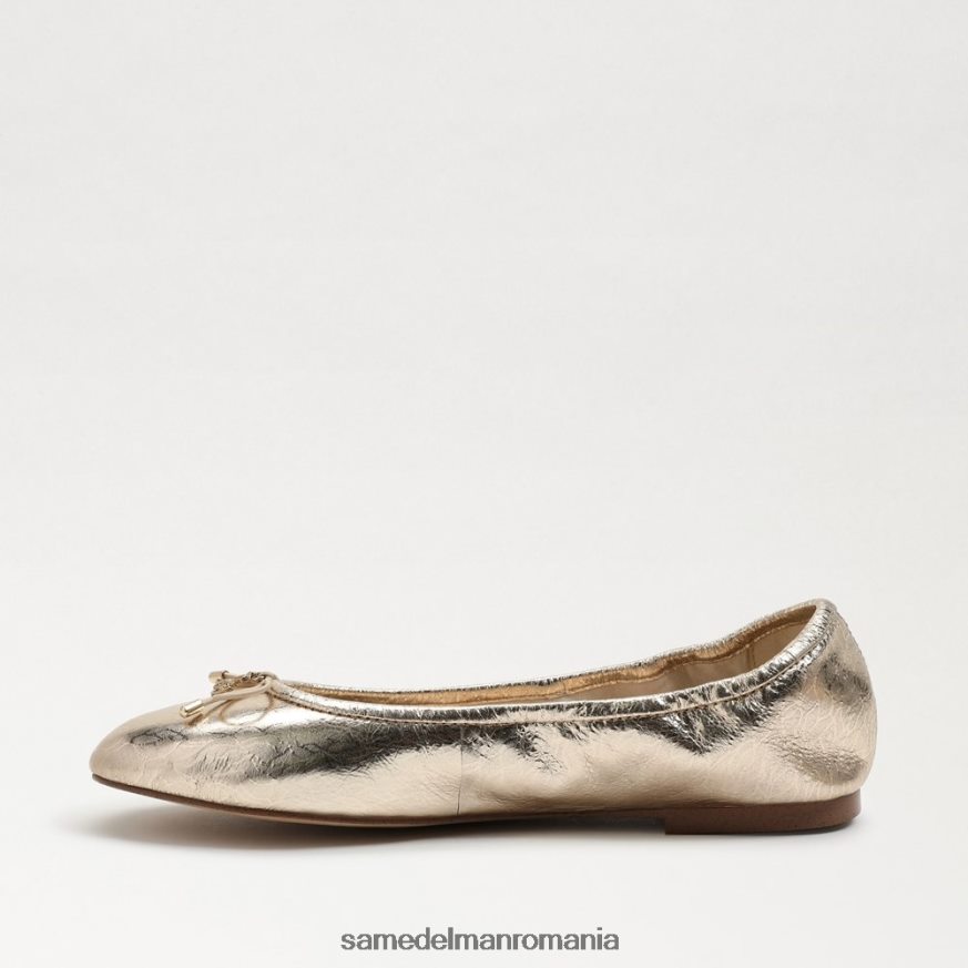 Sam Edelman încălţăminte piele cu frunze de aur femei felicia balet flat HN448Z129