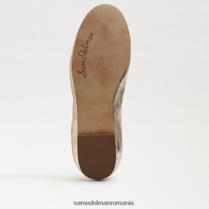 Sam Edelman încălţăminte piele cu frunze de aur femei felicia balet flat HN448Z129