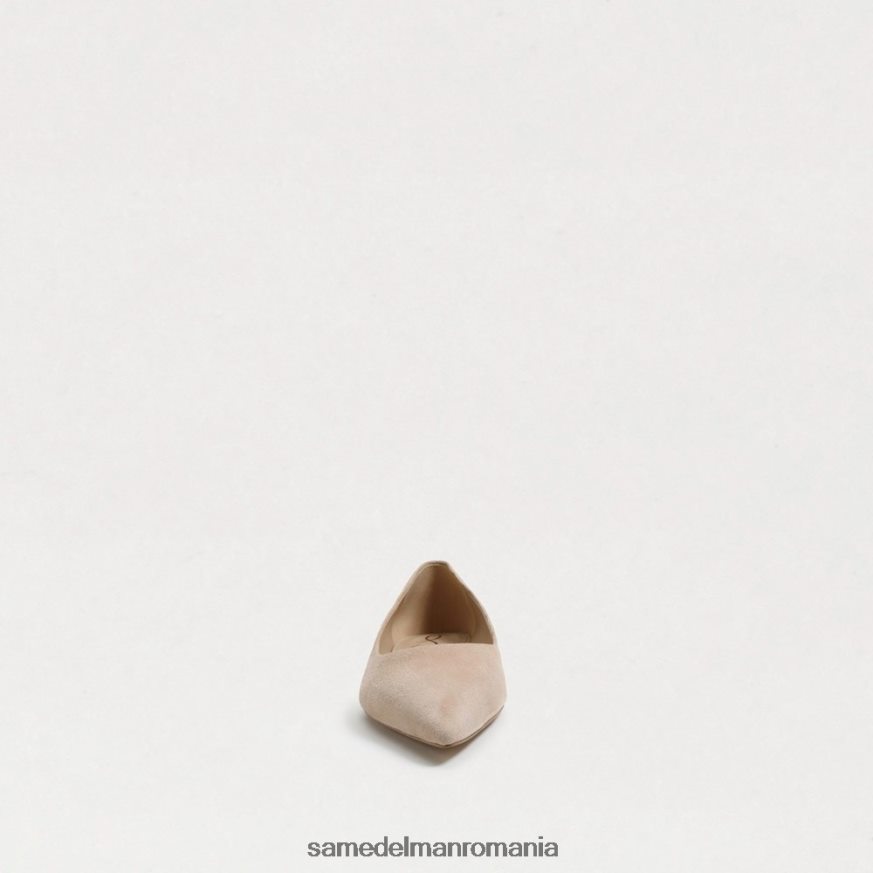 Sam Edelman încălţăminte piele intoarsa cappuccino femei wanda deget ascutit plat HN448Z485