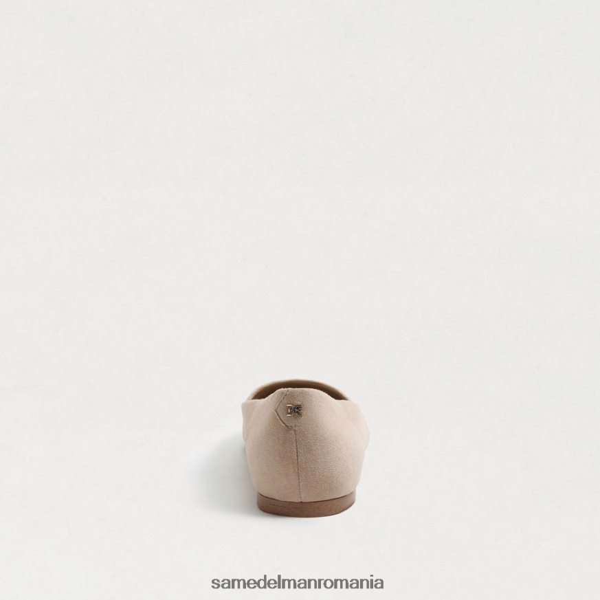 Sam Edelman încălţăminte piele intoarsa cappuccino femei wanda deget ascutit plat HN448Z485