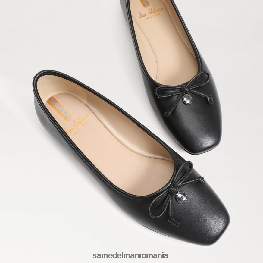 Sam Edelman încălţăminte piele neagra femei balet de luncă HN448Z173