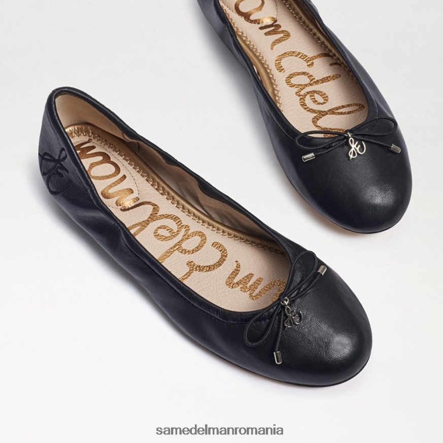 Sam Edelman încălţăminte piele neagra femei felicia balet flat HN448Z127