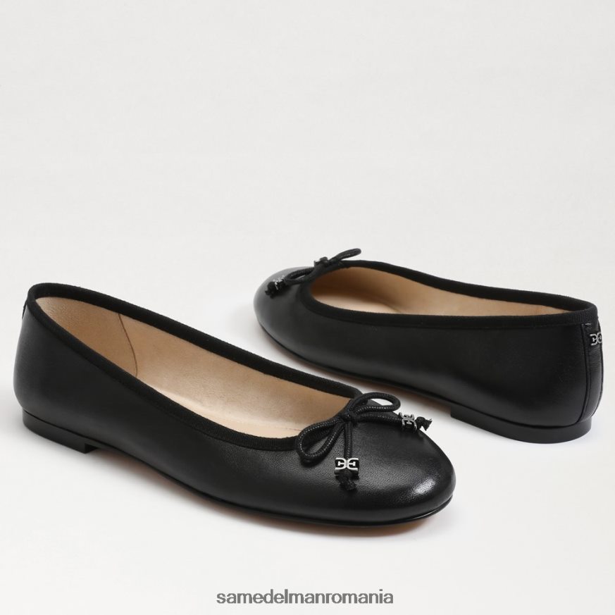 Sam Edelman încălţăminte piele neagra femei felicia luxe balet flat HN448Z284