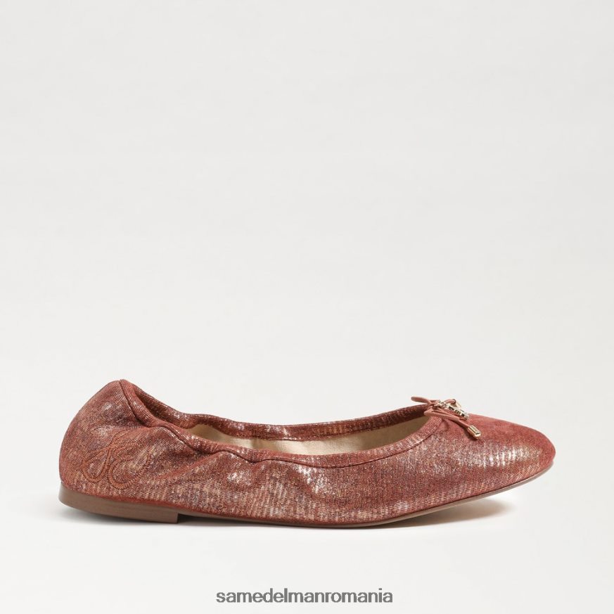 Sam Edelman încălţăminte roz ruginiu femei felicia balet flat HN448Z130